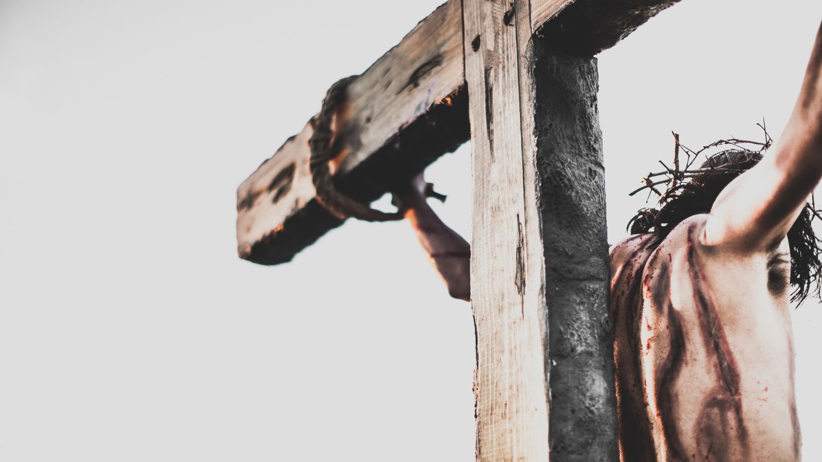 Christ nailed to the cross