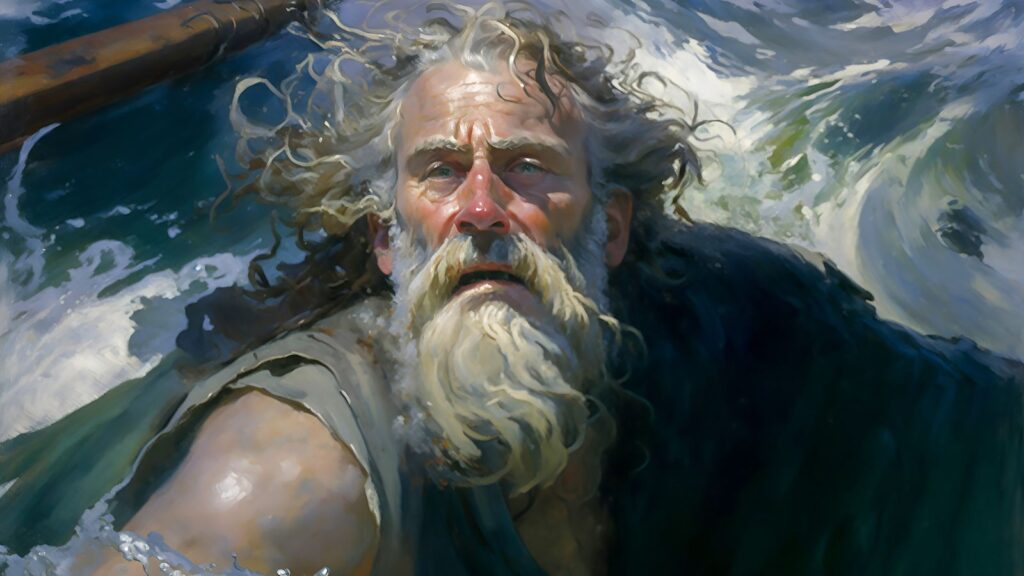 jonah the prophet in the sea