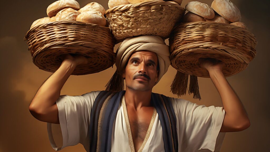 The dream of the baker from the story of Joseph